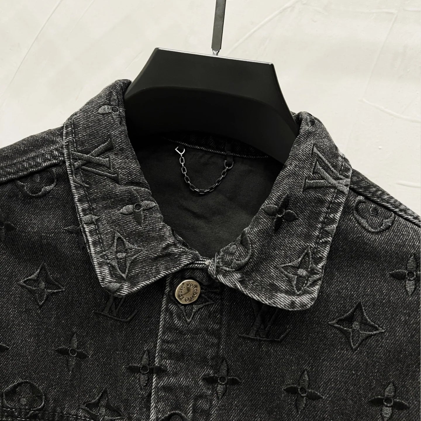 Gradient aurora blue denim jacket 1426012312