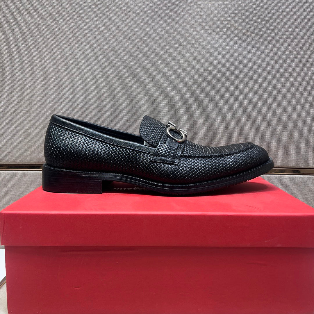 Fegm Men's casual formal leather shoes 26031007