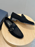 CD Men's 1:1 Genuine Leather Sole Loafers 26070601