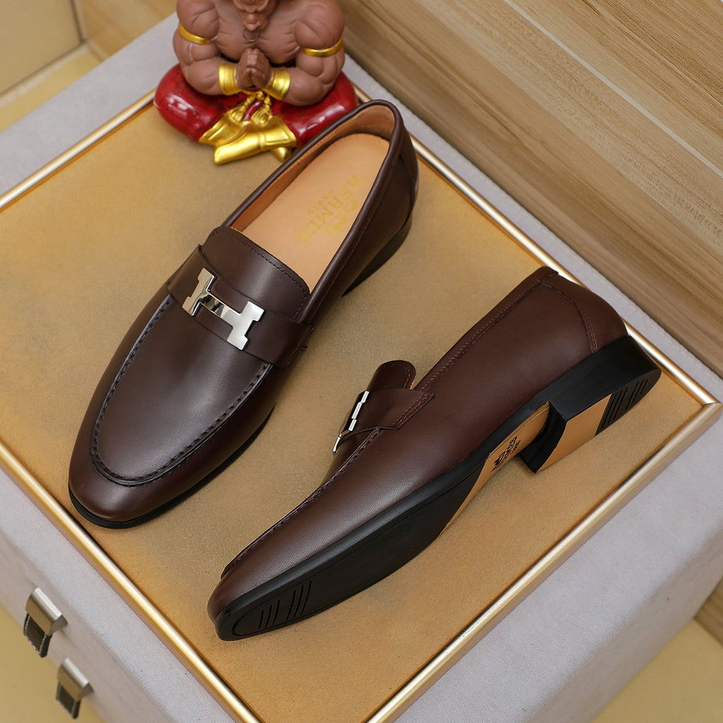 HM Genuine Leather Loafers 26070809