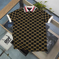 GUI New all-over monogram print business casual short-sleeved shirt 26032703