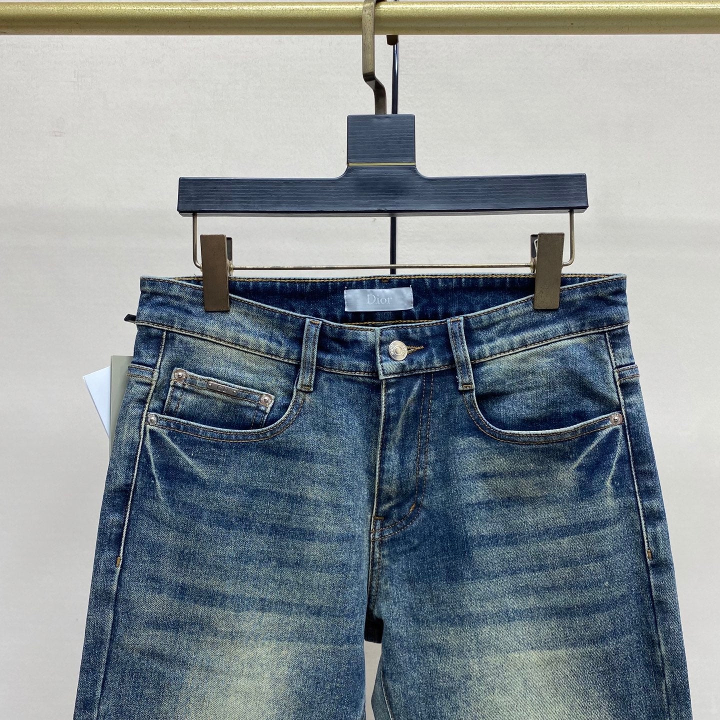 CD Men's fashionable slim-fit straight-leg jeans 25020202