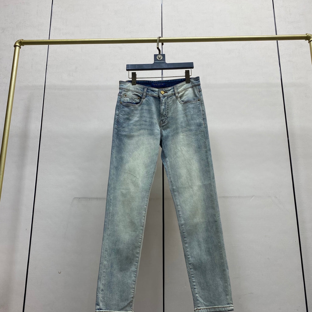 VV Men's Fashion Slim Fit Straight Leg Jeans 26031104