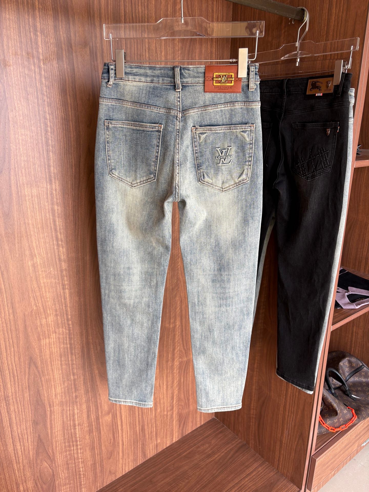 VV Custom-made, original washed denim fabric 26020408
